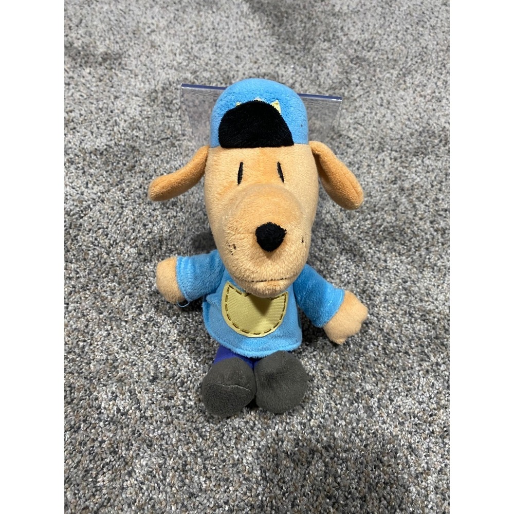 DreamWorks Dog Man Plush Stuffed Animal Dav Pilkey Scholastic Blue Police